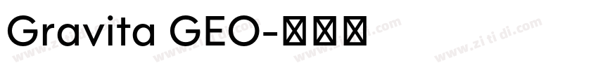 Gravita GEO字体转换 Gravita GEO字体转换